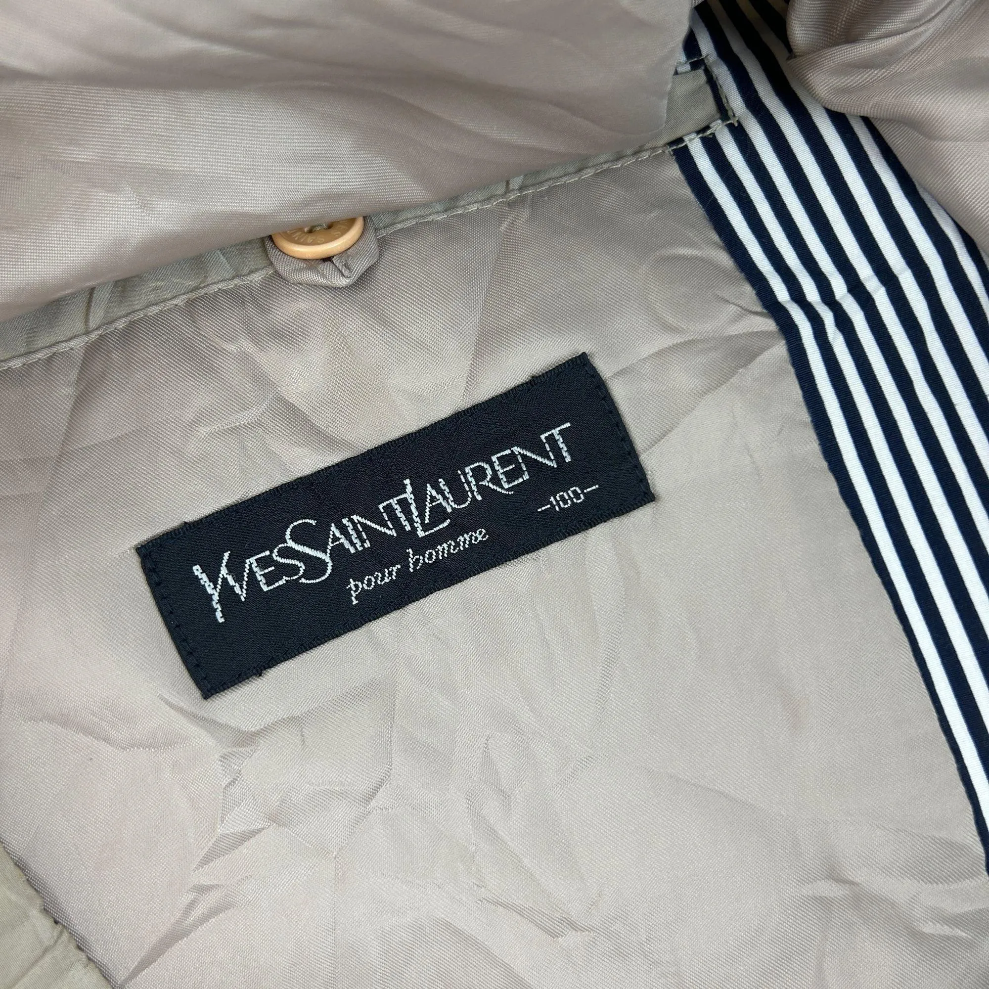 Vintage YSL Harrington Jacket Size L