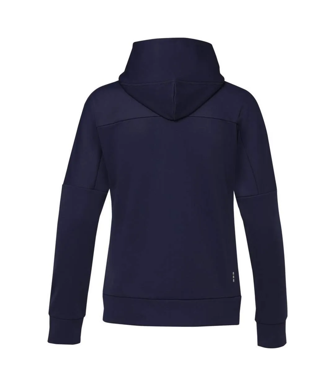 Womens/ladies nubia knitted full zip jacket navy Elevate Life