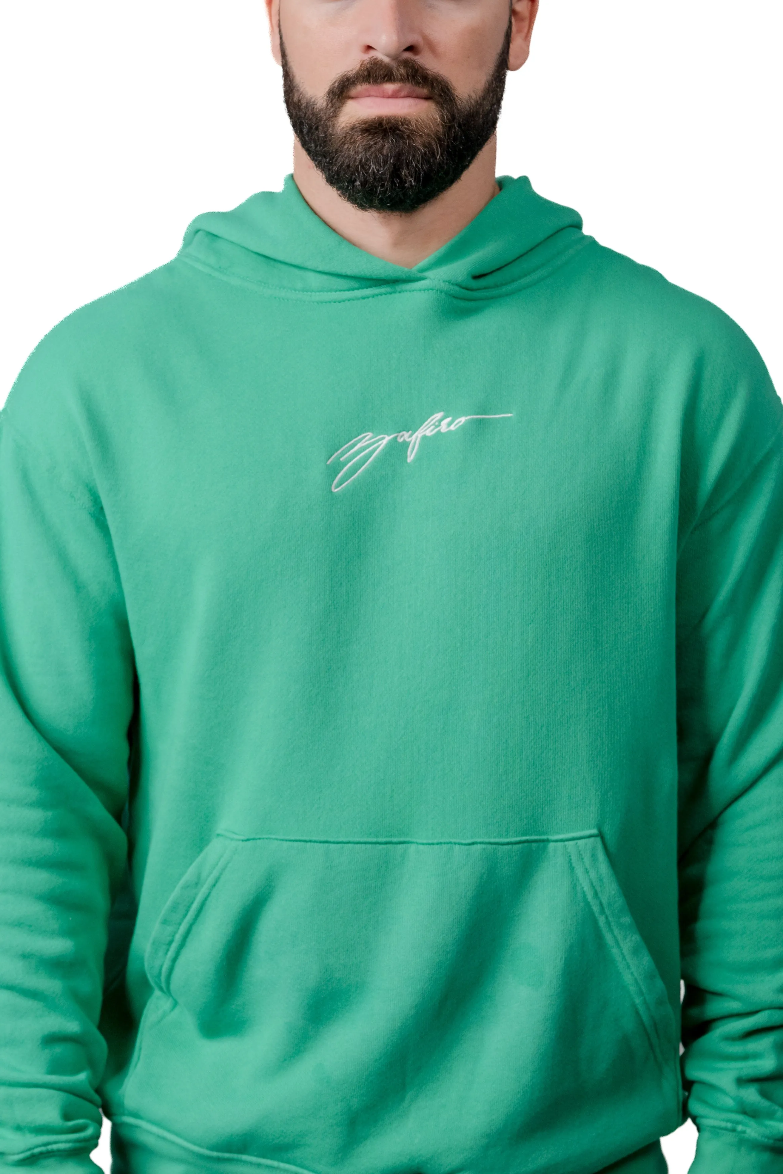 ZAFIRO SIGNATURE HOODIE - GREEN